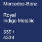 Preview: Mercedes-Benz, Royal Indigo Metallic, 339 / 4339.